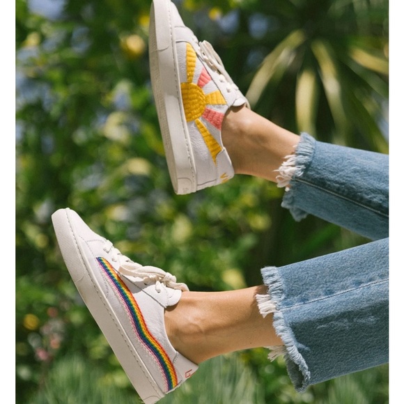 Soludos Shoes - Solids Ibiza Classic rainbow wave